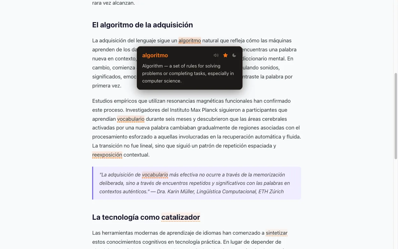 Contextual Translation